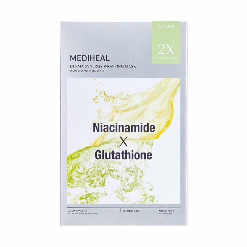 Mediheal Derma Synergy Wrapping Mask Niacinamide Glutathione 4p