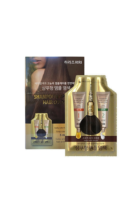 Pyeonan Ampoule Hair Color - Smoky Dark Brown 5p