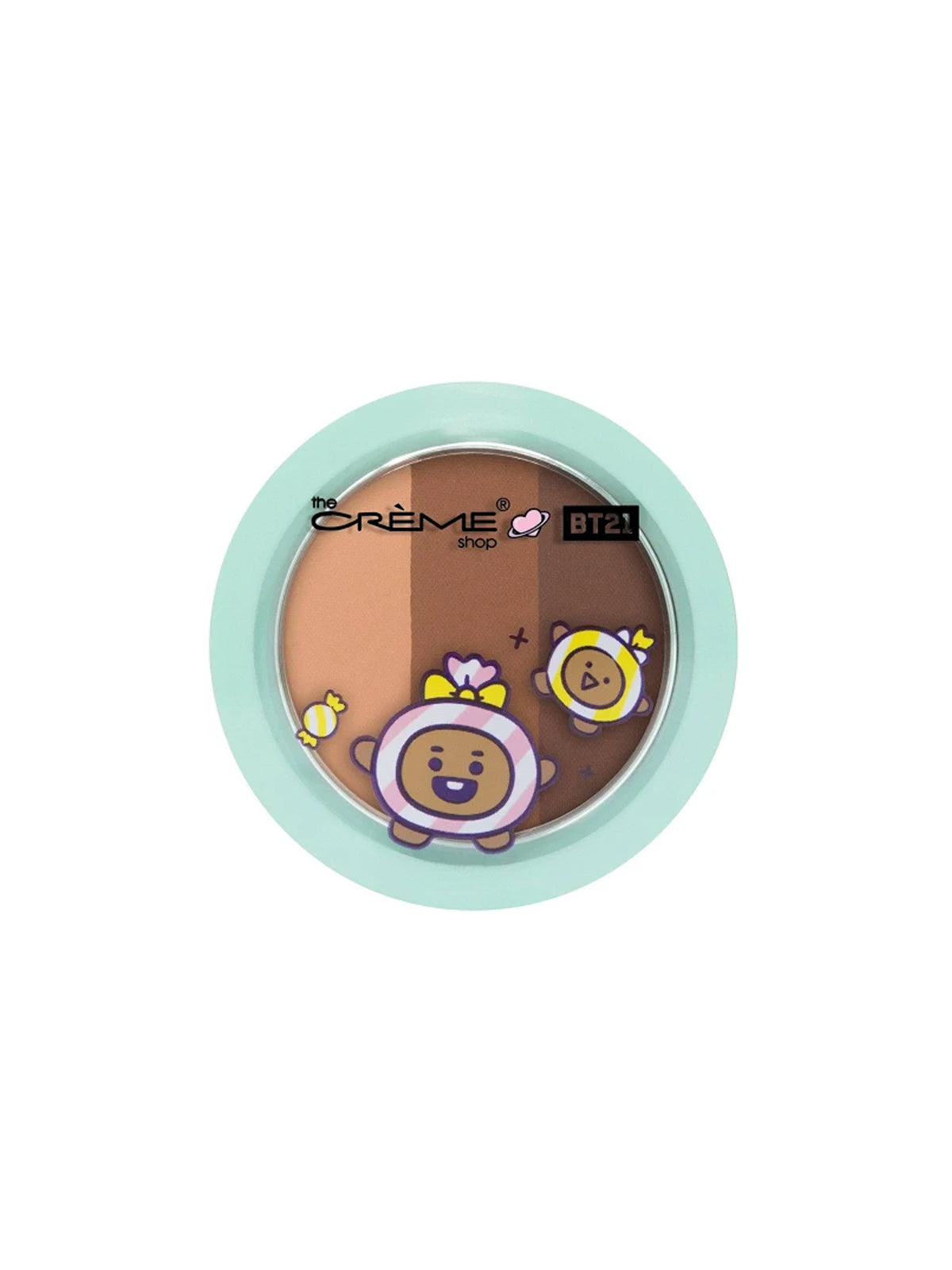 The Crème Shop Shimmery Shadow Trio Shooky Cookies & Cream