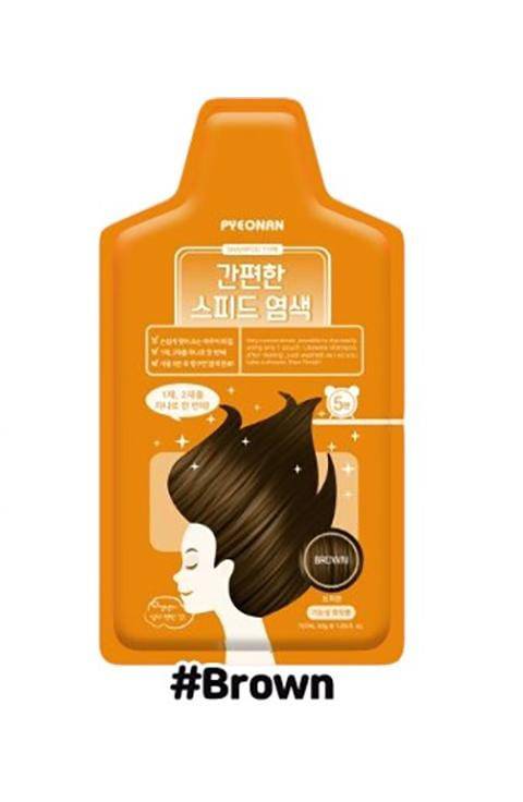 Pyeonan Ampoule Hair Color - Brown 5p