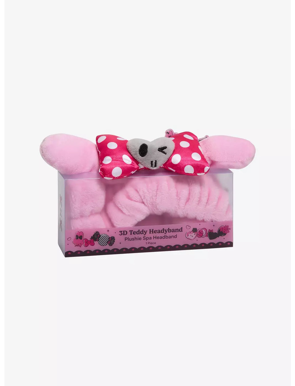 Creme Kuromi My Melody 3D Teddy Headyband