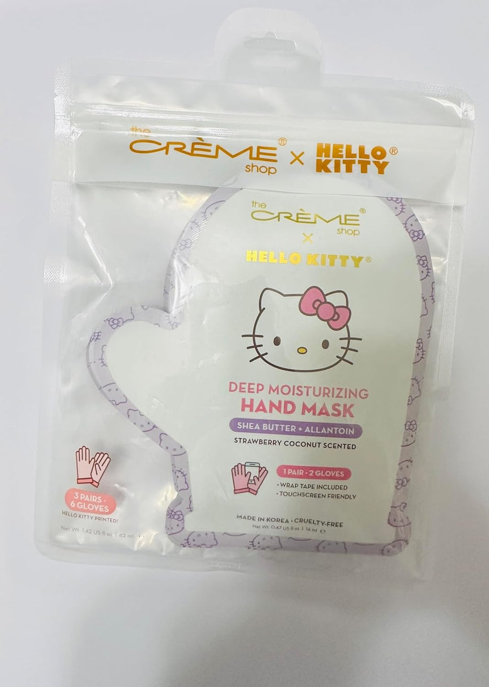 Creme Sanrio HK Deep Moisturizing Hand Mask 3p