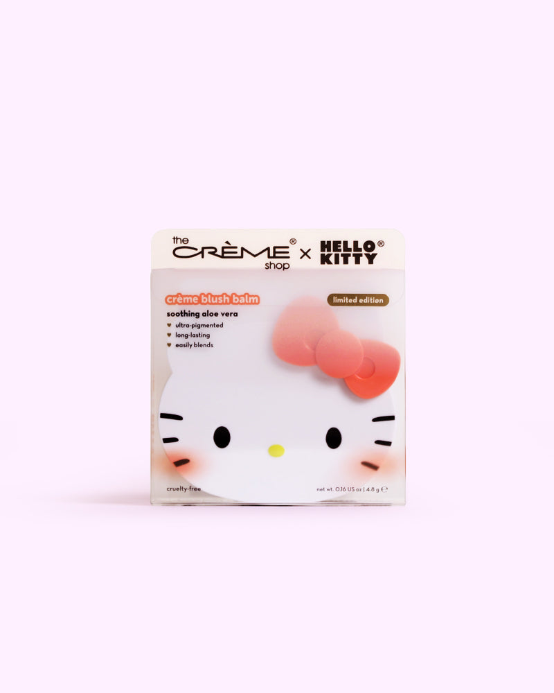 The Crème Shop Hello Kitty Creme Blush Balm - Peach Pouf