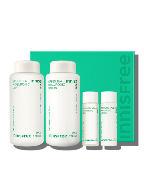 Innisfree Green Tea Hyaluronic Skin Care 2 Set