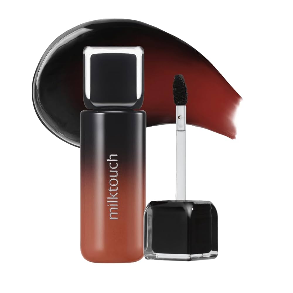 Milktouch Black Off Lip Tattoo 04 Black Apricot