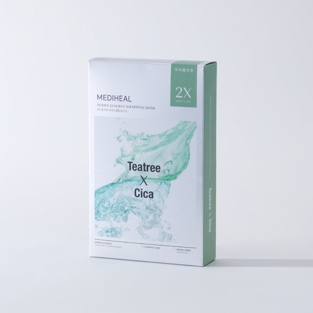Mediheal Derma Synergy Wrapping Mask Teatree Cica 4p