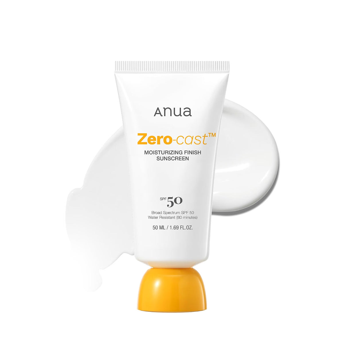 Anua Zero Cast Moisturizing Finish Sunscreen OTC SPF50