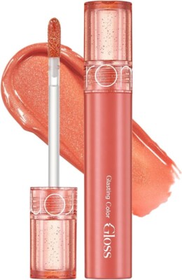 Rom&nd Glasting Color Gloss 10 Apricot Sparkle