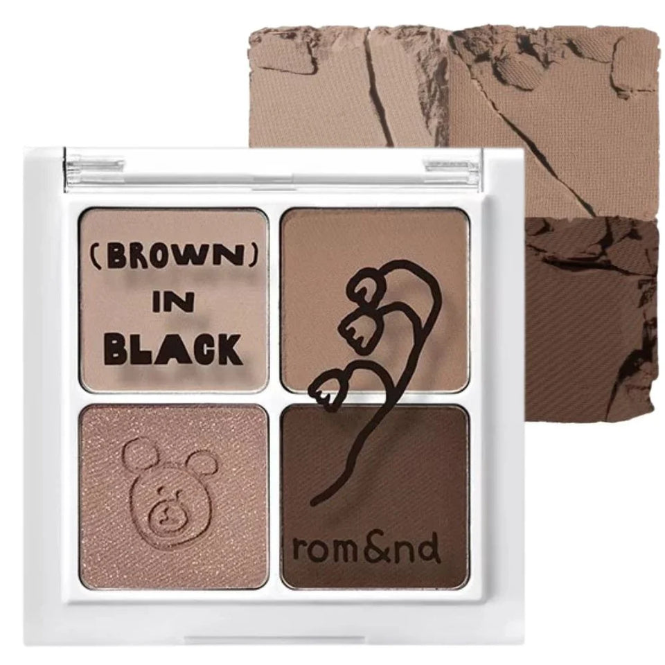 Rom&nd Inasquare Better Than Eyes B01 Buckwheat Flower in Black