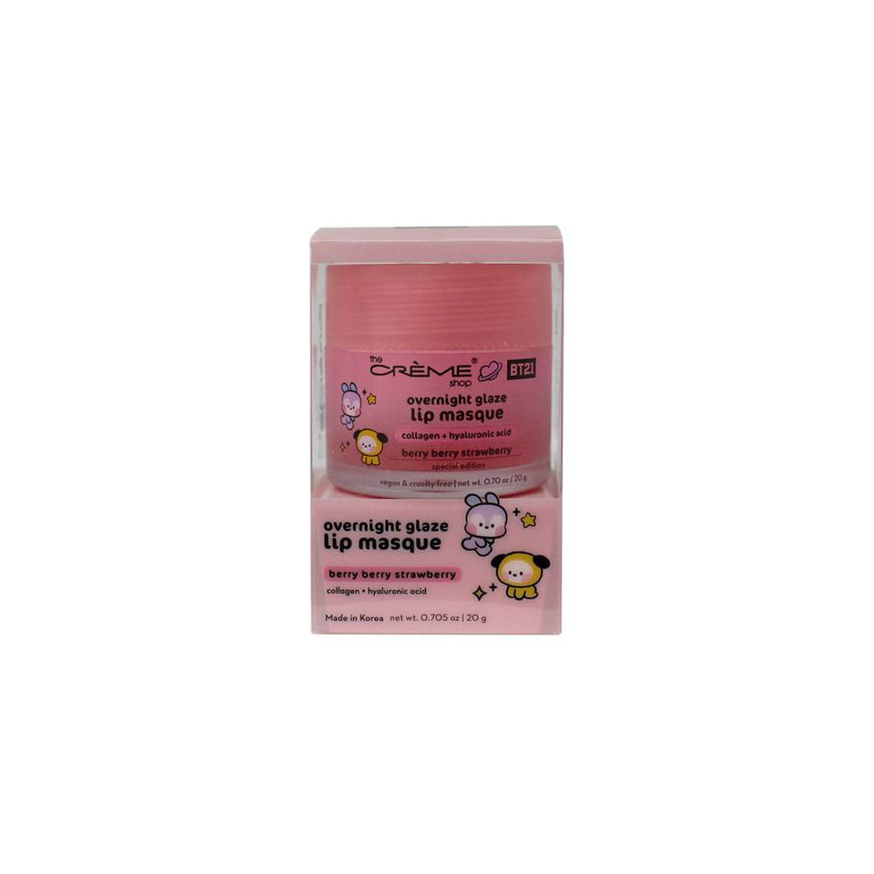 Creme Overnight Glaze Lip Masque Berry Berry Strawberry
