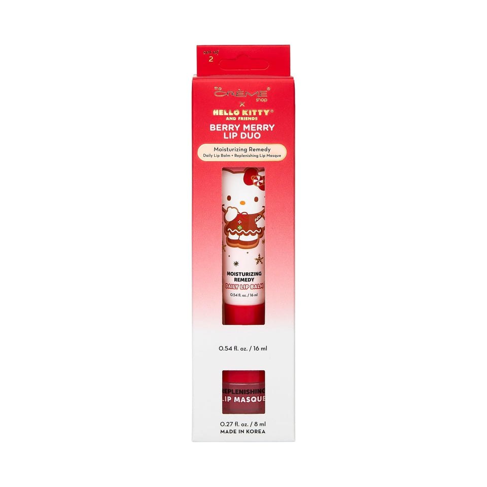 Creme Hello Kitty Berry Merry Lip Duo Moisturizing Remedy