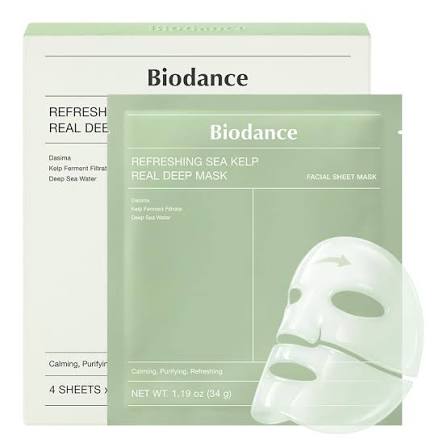 Biodance Refreshing Sea Kelp Real Deep Mask 4p