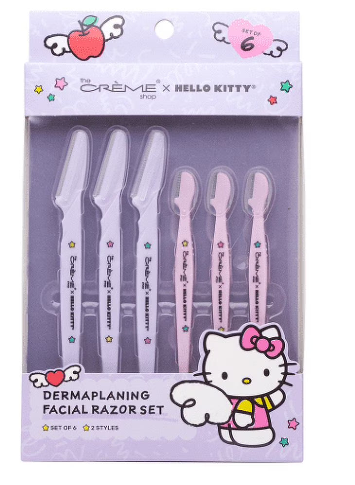 Creme HK Dermaplaning Facial Razor Set 6pc