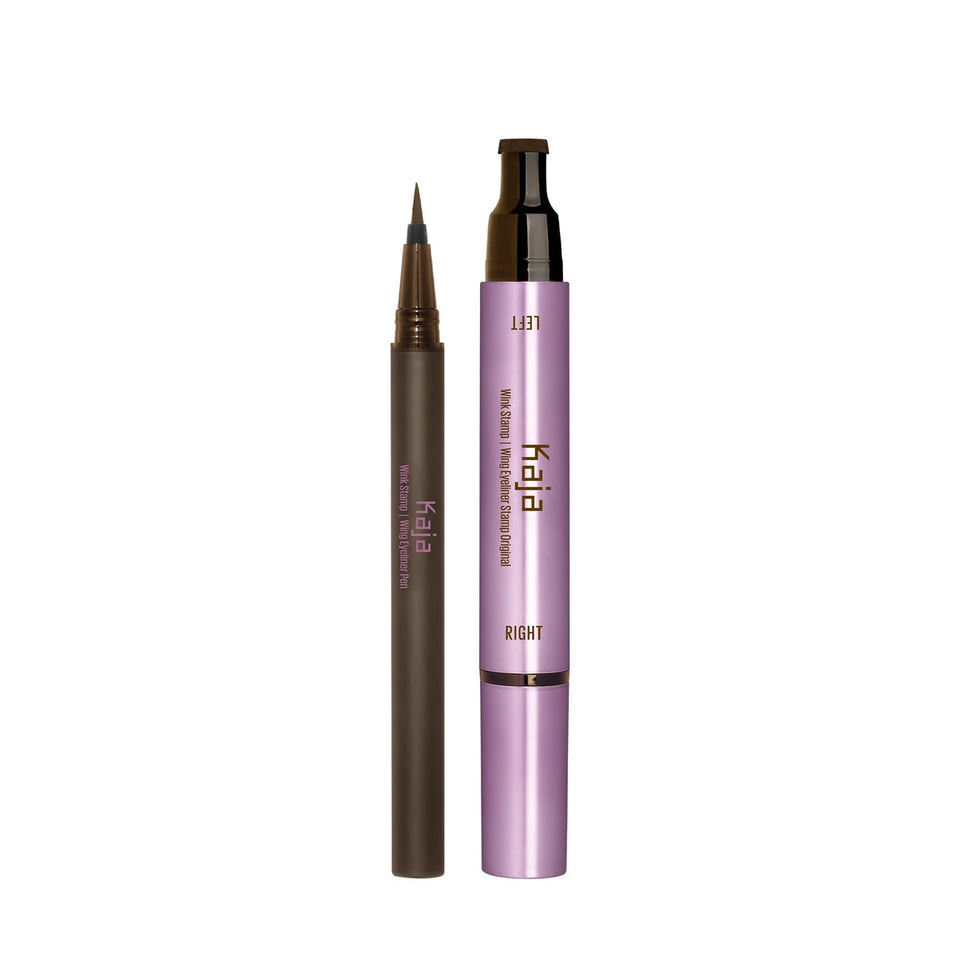 Kaja Wing Eyeliner Pen & Stamp Original Dark Brown