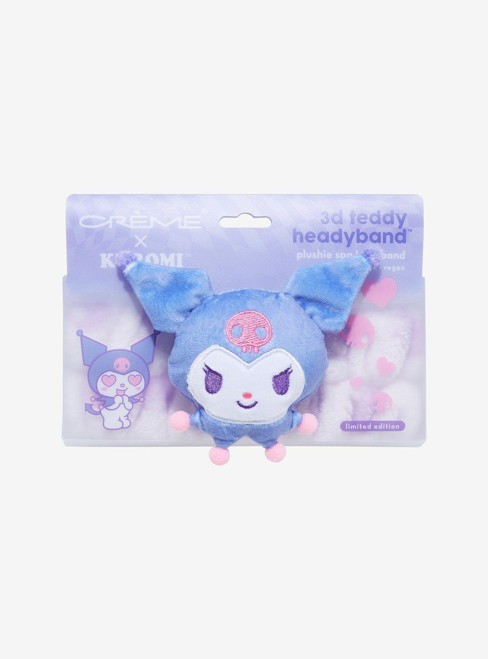 Creme Kuromi 3D Teddy Headyband