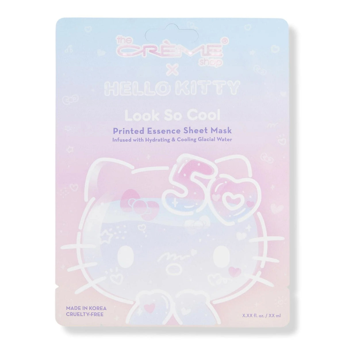 Creme Hello Kitty Look So Cool Printed Essence Sheet Mask 1p