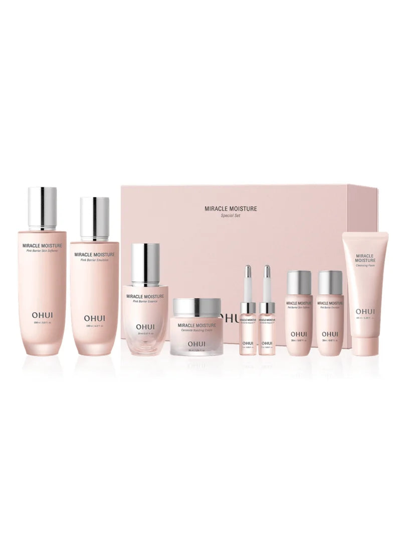 OHui Miracle Moisture Pink Barrier 4pc Special Set