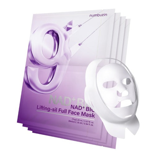 Numbuzin No.9 NAD Bio Lifting Full Cover Facial Mask +GWP 4p