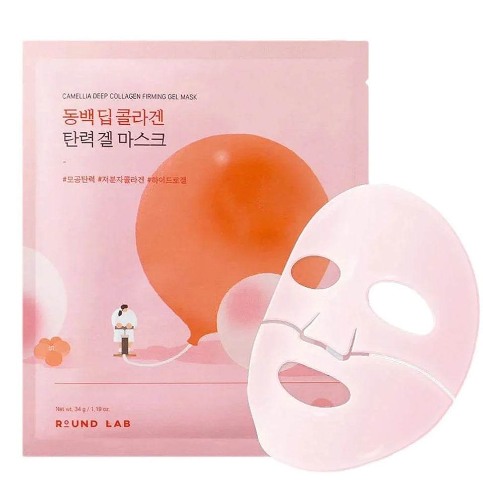 Round Lab Camellia Deep Collagen Firming Gel Mask 1p