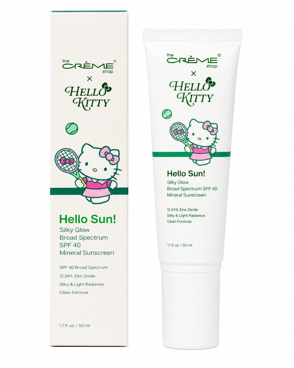 Creme Hello Kitty Hello Sun! Silky Glow Broad Spectrum SPF40 Mineral Sunscreen OTC