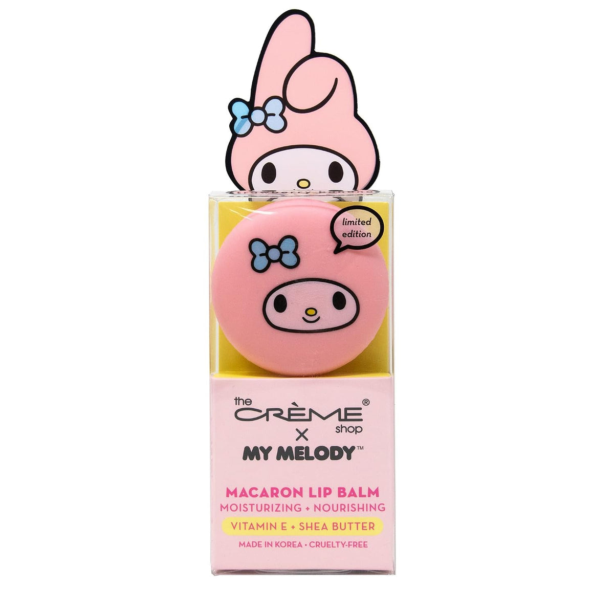 Creme My Melody Macaron Lip Balm Strawberry Banana Limited Edition