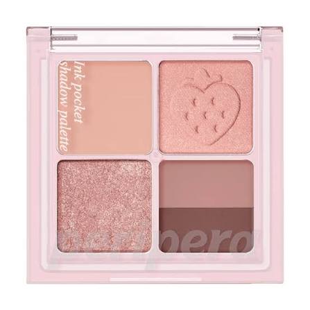 Peripera Ink Pocket Shadow Palette 08 Strawberry in Mute