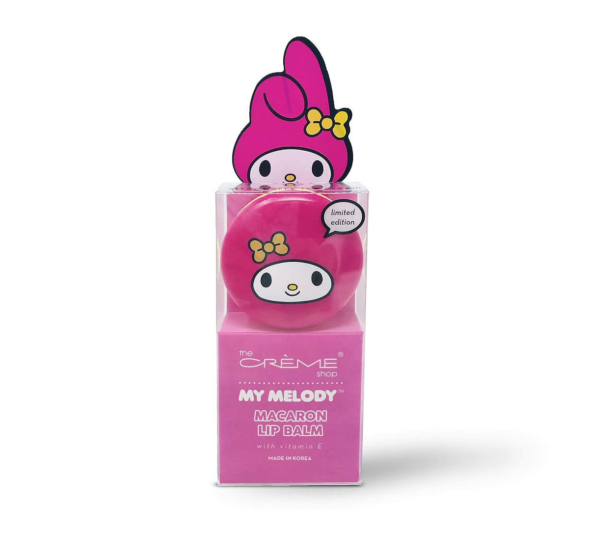 Creme My Melody Macaron Lip Balm Strawberry Ice Cream Limited Edition