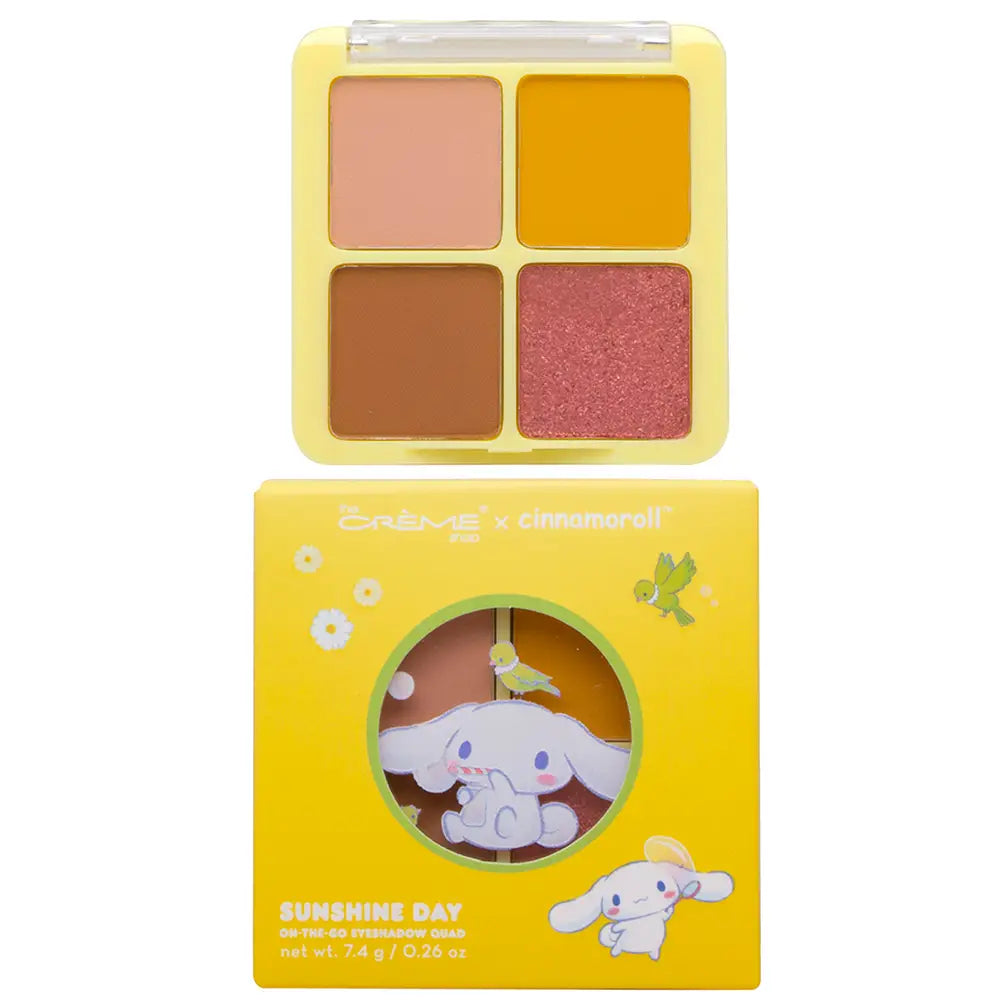 Creme Cinnamoroll On-The-Go Eyeshadow Quad Sunshine Day